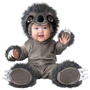 InCharacter Costumes Infant Baby Silly Sloth Halloween Costume 0 - 6 Months Kids